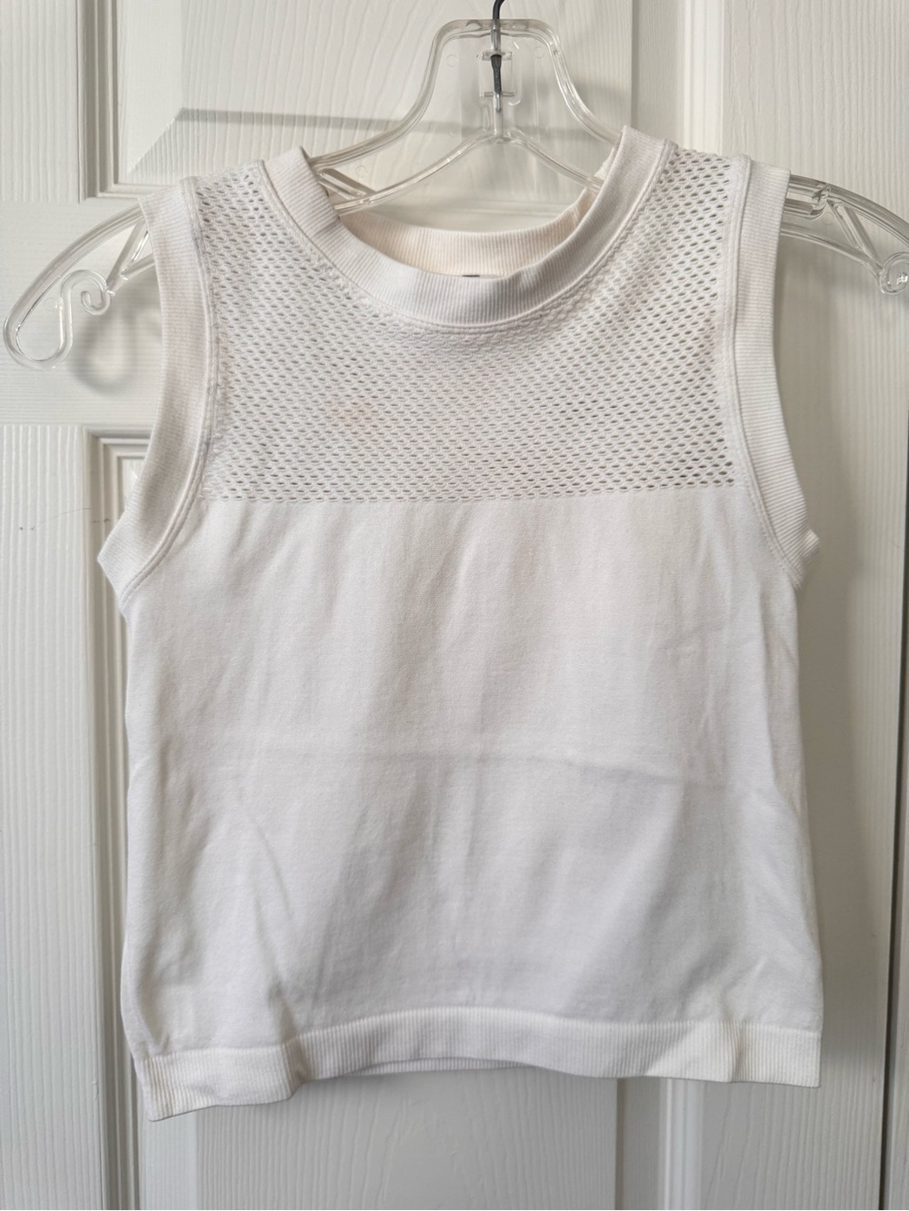 Dolls Kill White Mesh top